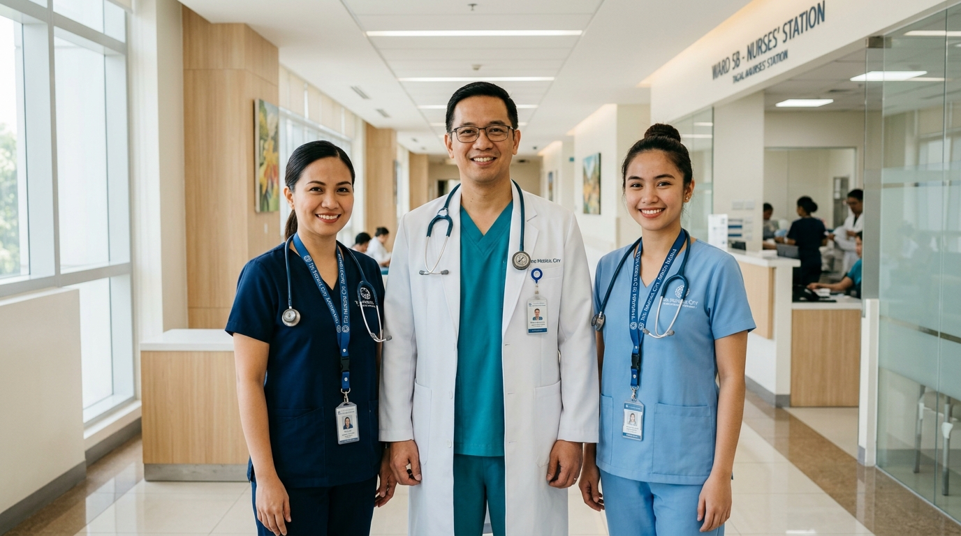 Filipino Healthcare Professionals supported by RiverMed